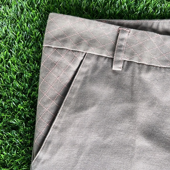 DIANE VON FURSTENBERG Designer Catesby Wide Leg Khaki Pants size 10 - Picture 5 of 12